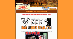 Desktop Screenshot of bowhunterdecal.com